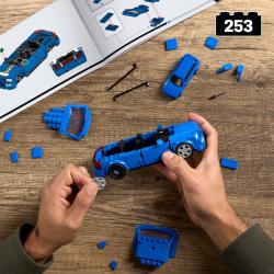 Mattel Mega Hot Wheels extrémní rychlost auto Audi 253 dílků stavebnice