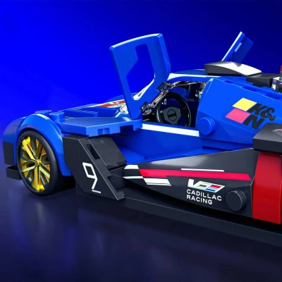 Mattel Mega Hot Wheels extrémní rychlost auto Cadillac 236 dílků stavebnice