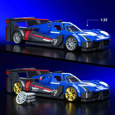 Mattel Mega Hot Wheels extrémní rychlost auto Cadillac 236 dílků stavebnice