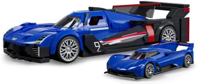Mattel Mega Hot Wheels extrémní rychlost auto Cadillac 236 dílků stavebnice