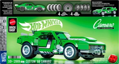 Mattel Mega Hot Wheels extrémní rychlost auto Camaro 289 dílků stavebnice Mattel Mega Hot Wheels extrémní rychlost auto Camaro 289 dílků stavebnice