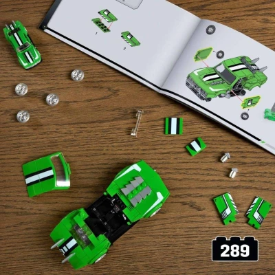 Mattel Mega Hot Wheels extrémní rychlost auto Camaro 289 dílků stavebnice