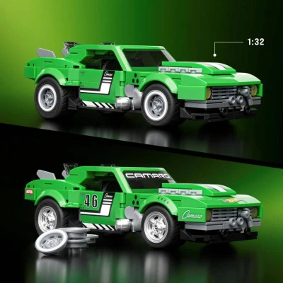 Mattel Mega Hot Wheels extrémní rychlost auto Camaro 289 dílků stavebnice