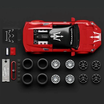 Mattel Mega Hot Wheels extrémní rychlost auto Maserati 250 dílků stavebnice