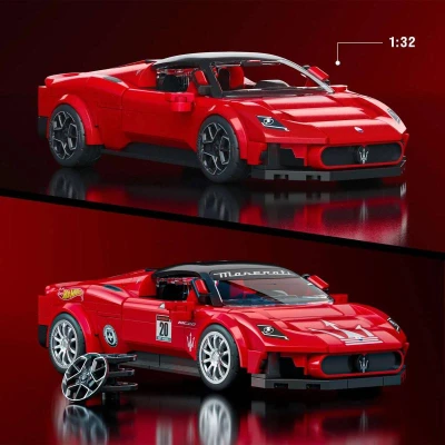Mattel Mega Hot Wheels extrémní rychlost auto Maserati 250 dílků stavebnice