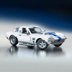 Mattel Mega Hot Wheels prémiová edice auto Corvette 918 dílků stavebnice