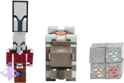 Mattel Minecraft Set 2 figurky s doplňky různé druhy plast