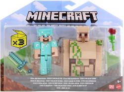 Mattel Minecraft Set 2 figurky s doplňky různé druhy plast