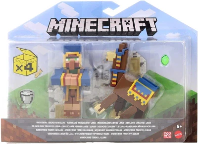 Mattel Minecraft Set 2 figurky s doplňky různé druhy plast