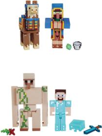 Mattel Minecraft Set 2 figurky s doplňky různé druhy plast