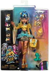 Mattel MONSTER HIGH Panenka Monsterka Cleo set s mazlíčkem a doplňky