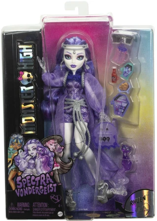 Mattel MONSTER HIGH Panenka Monsterka Spectra Vondergeist s doplňky