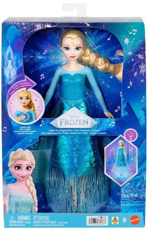 Mattel Panenka Elsa Ledové království (Frozen) zpívá na baterie Světlo Zvuk