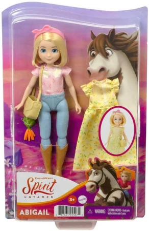Mattel SPIRIT Veselá panenka kloubová 18cm set s oblečky a doplňky