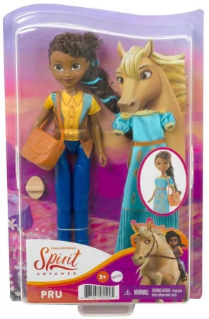 Mattel SPIRIT Veselá panenka kloubová 18cm set s oblečky a doplňky