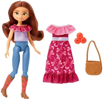 Mattel SPIRIT Veselá panenka kloubová 18cm set s oblečky a doplňky