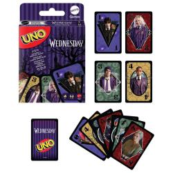 Mattel Uno karty Wendesday