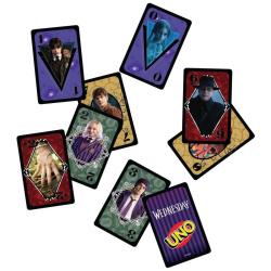 Mattel Uno karty Wendesday