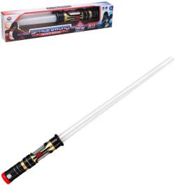Meč vesmírný světelný teleskopický 80cm na baterie Světlo Zvuk Meč vesmírný světelný teleskopický 80cm na baterie Světlo Zvuk