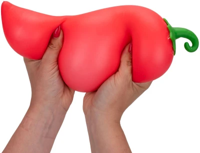 Mega squeeze chilli paprika strečová XL jumbo antistresová mačkací zelenina