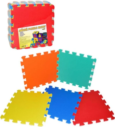 Měkké bloky barevné C 10ks pěnový koberec baby puzzle podložka na zem Měkké bloky barevné C 10ks pěnový koberec baby puzzle podložka na zem