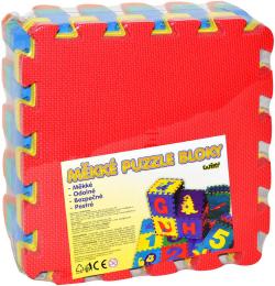 Měkké bloky barevné C 10ks pěnový koberec baby puzzle podložka na zem