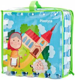 Měkké bloky Vesnice 9ks pěnový koberec baby puzzle podložka na zem