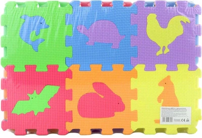 Mäkké bloky Zvieratká 36ks penový koberec baby vkladacie puzzle podložka na zem Mäkké bloky Zvieratká 36ks penový koberec baby vkladacie puzzle podložka na zem