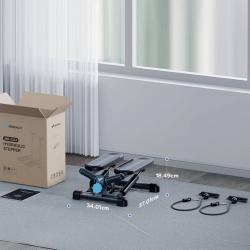 MERACH Mini stepper 2v1 posilovací fitness stroj