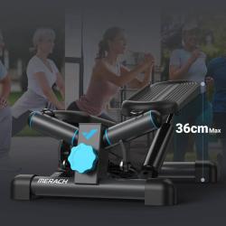 MERACH Mini stepper 2v1 posilovací fitness stroj