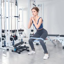 MERACH Mini stepper 2v1 posilovací fitness stroj