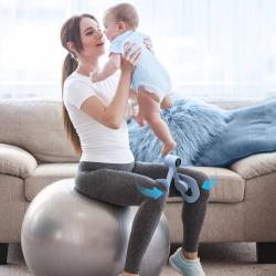 MERACH Posilovač stehen modrý fitness trenažér 2397B2