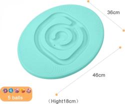 Merc sport Balanční deska ovál – bludiště s kuličkou-mint