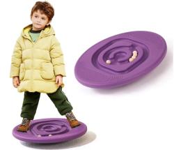 Merc sport Balanční deska ovál – bludiště s kuličkou-růžový