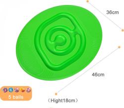 Merc sport Balanční deska ovál – bludiště s kuličkou-zelený