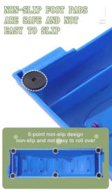 Merco Balanční akupresurní protiskluzná dráha vlnky čtverec 12 dílků