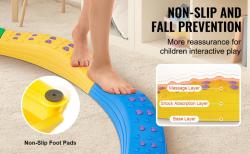 Merco Balanční akupresurní protiskluzná dráha vlnky kruh 8 dílků