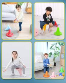 Merco Balanční kuželové sensorické dětské sedátko mátové do 50kg