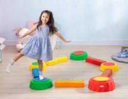 Merco Balanční lesní motorická dráha pro děti set 10 dílků