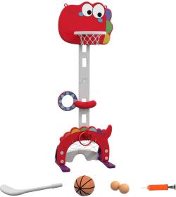 Merco Basketbalový koš multifunkční dětský se stojanem krokodýl