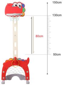 Merco Basketbalový koš multifunkční dětský se stojanem krokodýl