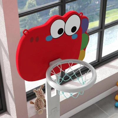 Merco Basketbalový koš multifunkční dětský se stojanem krokodýl