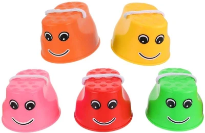 Merco Chůdy Smile dětské balanční protiskluzové růžové plast