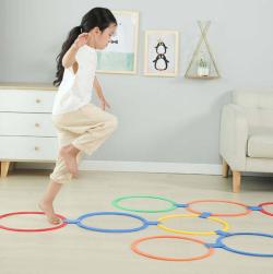 Merco Hra agility tvary spojovací sada kruhy velké 10 dílků