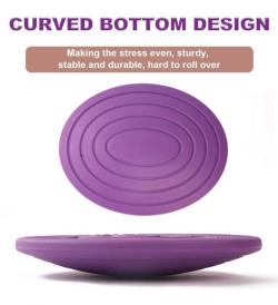 Merco Hra balanční deska ovál s kuličkovým bludištěm fialová