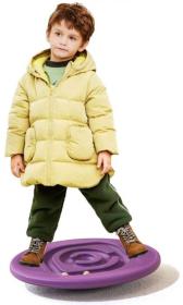 Merco Hra balanční deska ovál s kuličkovým bludištěm fialová