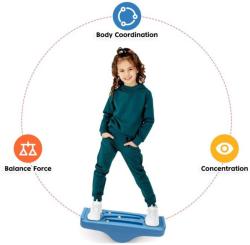 Merco Hra balanční senzorická deska s kuličkovou dráhou 2v1