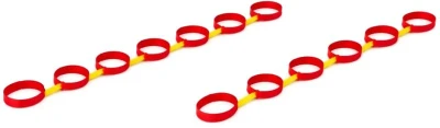 Merco Hra Walking týmová koordinační pásy 150cm set 1 pár (10 poutek) Merco Hra Walking týmová koordinační pásy 150cm set 1 pár (10 poutek)