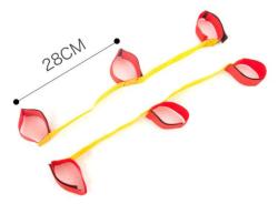 Merco Hra Walking týmová koordinační pásy 150cm set 1 pár (10 poutek)