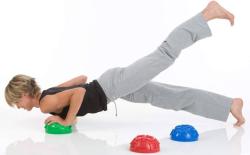 Merco Masážní balanční foot podložka 16cm rehabilitační černá